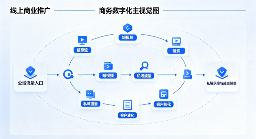 镇巴县线上商业推广怎么做？全域流量闭环搭建与低成本转化实战指南